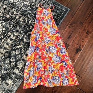 ae halter floral dress